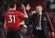 <p>After Jose Mourinho was sacked, Solskjaer took over on an interim basis. The Portuguese boss had called on a ‘miracle’ for United to qualify for the Champions League this season.(Getty) </p>