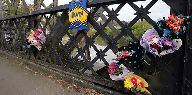 Tributes left for Vanessa Clarke near the site of her death