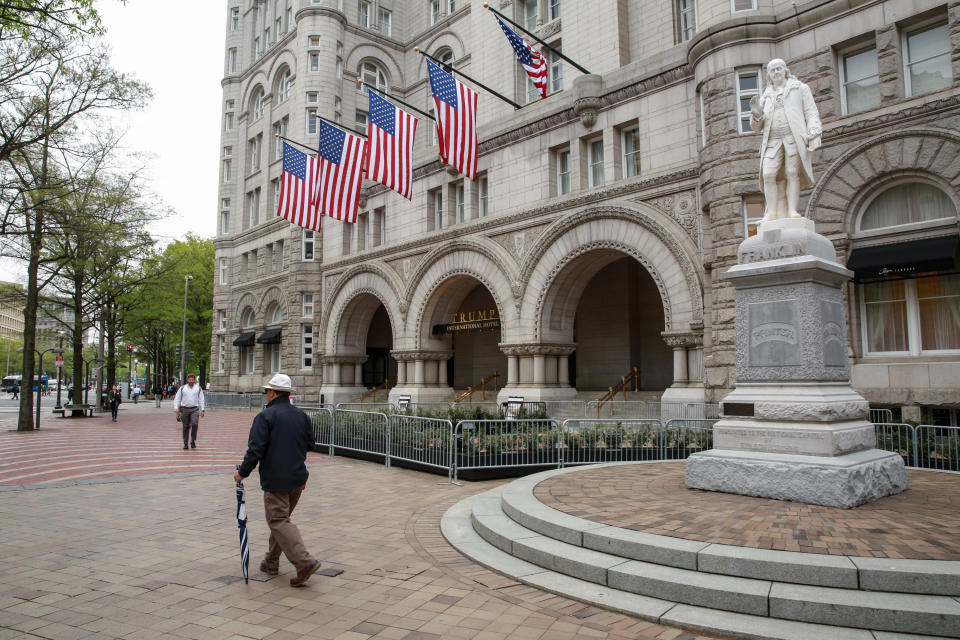 The Trump International Hotel in Washington is housed in a building owned by the federal government, which puts it under the purview of the House Transportation and Infrastructure Committee. (Photo: Amr Alfiky / Reuters)