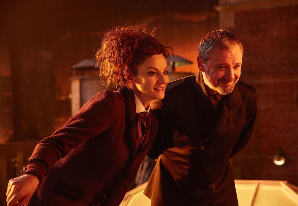 <p>Last we saw The Master / Missy, two different incarnations (Michelle Gomez and John Simm) had offed each other in a final showdown. This isn't the first time the character's 'died', of course – the only real question is whether <a rel="nofollow noopener" href="https://www.digitalspy.com/tv/cult/a828391/michelle-gomez-missy-leaving-doctor-who/" target="_blank" data-ylk="slk:it'll be Michelle Gomez returning;elm:context_link;itc:0;sec:content-canvas" class="link ">it'll be Michelle Gomez returning</a>, or if we'll be introduced to a new Master or Missy.</p>