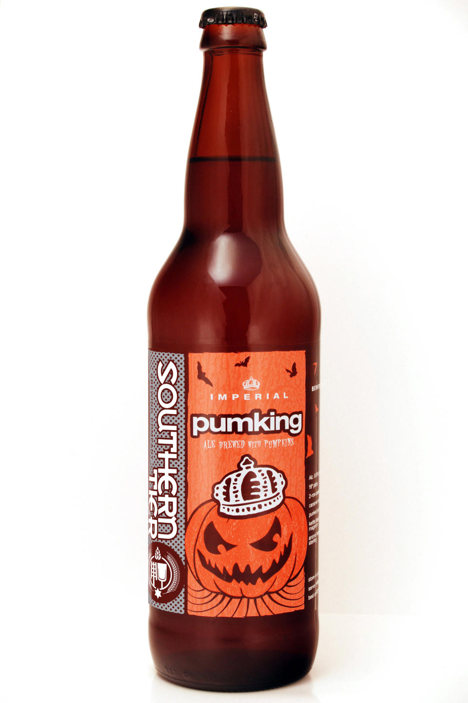 This 2010 photo provided by the Southern Tier Brewing Company shows a bottle of their Pumking beer. Labor Day may be considered the unofficial end of summer, but some craft brewers couldn’t even wait until then to roll out their pumpkin and other fall seasonal beers. Many already have been in stores and on taps for a month. (AP Photo/Southern Tier Brewing Company, Nathan Arnone)