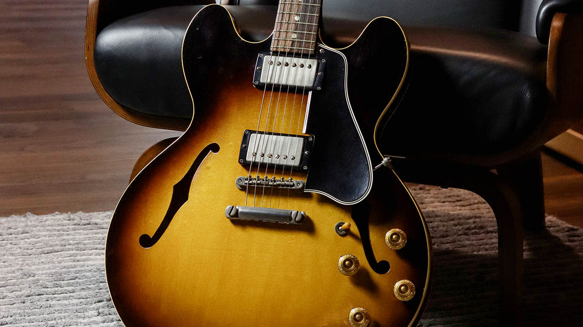  1958 Gibson ES-335 that was once owned by Mel Bay 