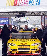 Before any car is allowed on the track, it must pass a series of inspections by NASCAR officials