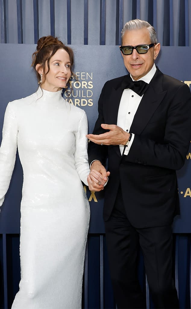 <p>Emilie Livingston &&nbsp; Jeff Goldblum</p>