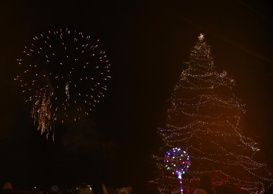 Scenes from the Celebration of Lights on December 6 2019.