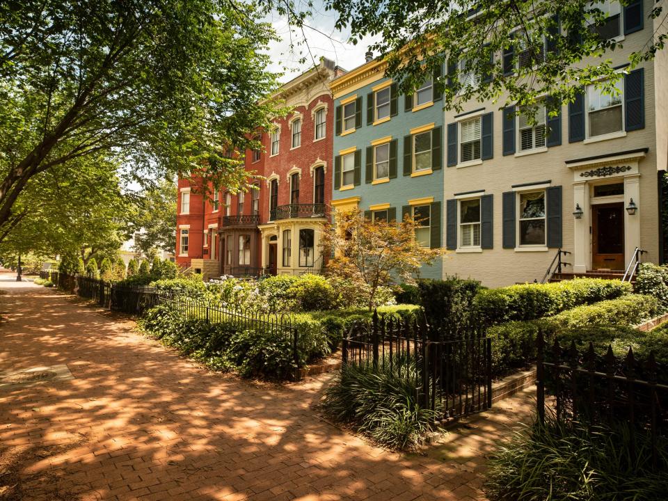 Capitol Hill neighborhood in Washington, DC