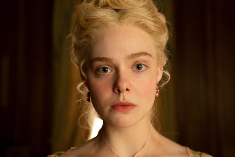 Elle Fanning as Catherine. - Credit: Gareth Gatrell/Hulu