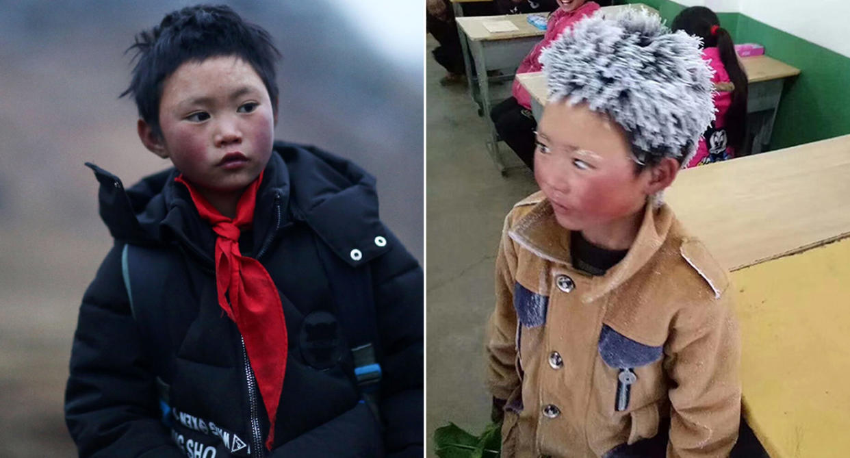 Snowflake boy Wang Fuman (AFP/Getty)