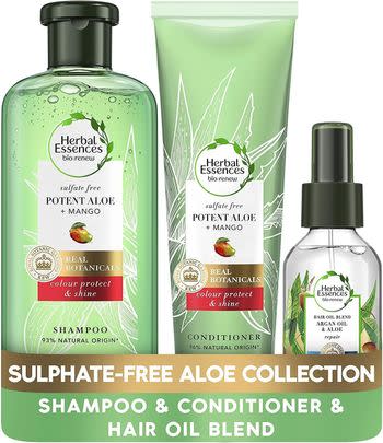 Talking of hair, treat yourself to this Herbal Essences sulphate-free aloe bundle whilst it has 15% off