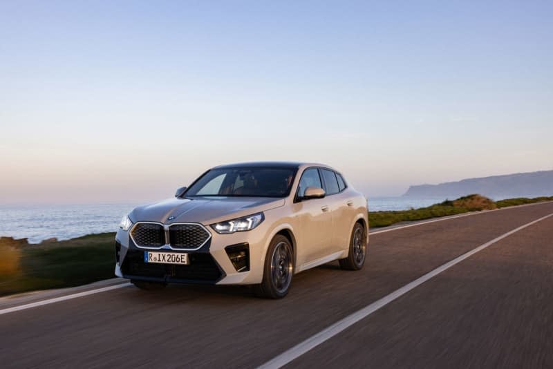 Funky or hideous? Opinions are still divided on the looks of the original combustion-engined BMW X2 crossover SUV. The revamp sees it slightly tamed and the car has also become more mainstream after being fitted with pure electric drive for the first time. BMW AG/dpa