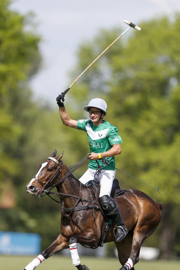 Barto Castagnola, jugador cerebral de La Natividad, que en el Abierto de Hurlingham, en 2021, inició la seguidilla de tres títulos