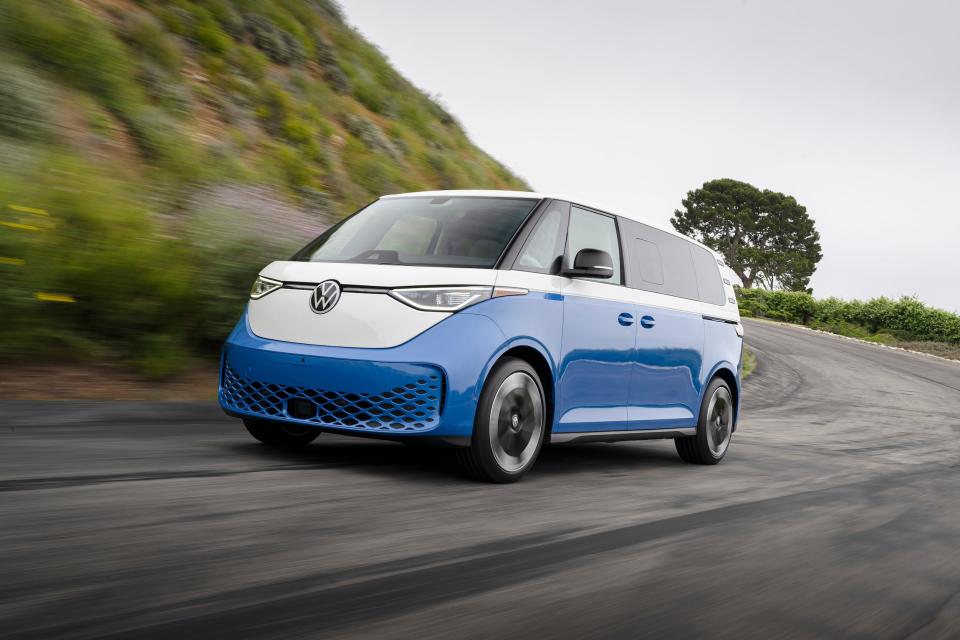 EMBARGO FRIDAY 6/2: The Volkswagen ID.Buzz electric van.