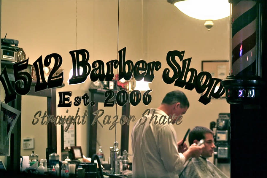 <b>Photo: marcel v./<a href="https://yelp.com/biz_photos/1512-barber-shop-san-francisco?utm_campaign=0c23b0eb-e021-4113-be62-15cae7bd6522%2C2bd1abc3-3f0e-45b3-9f85-c2f6288c716e&utm_medium=81024472-a80c-4266-a0e5-a3bf8775daa7" rel="nofollow noopener" target="_blank" data-ylk="slk:Yelp;elm:context_link;itc:0;sec:content-canvas" class="link ">Yelp</a></b>