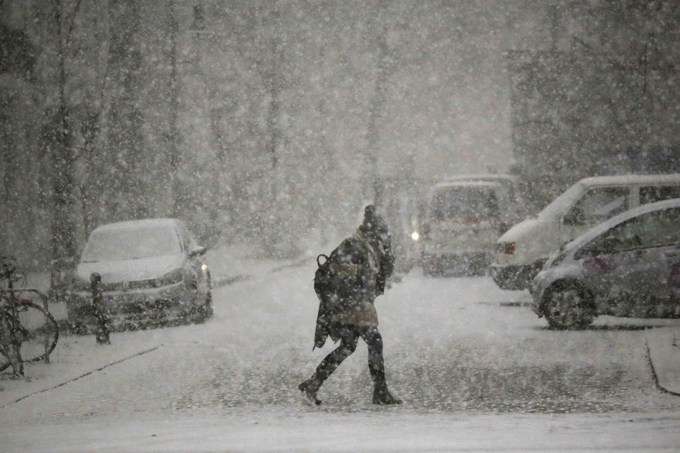 Snowfall in Berlin