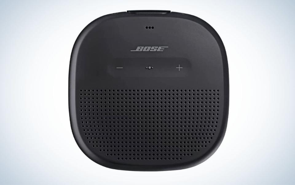 Bose SoundLink Micro is the best micro outdoor bluetooth speaker.