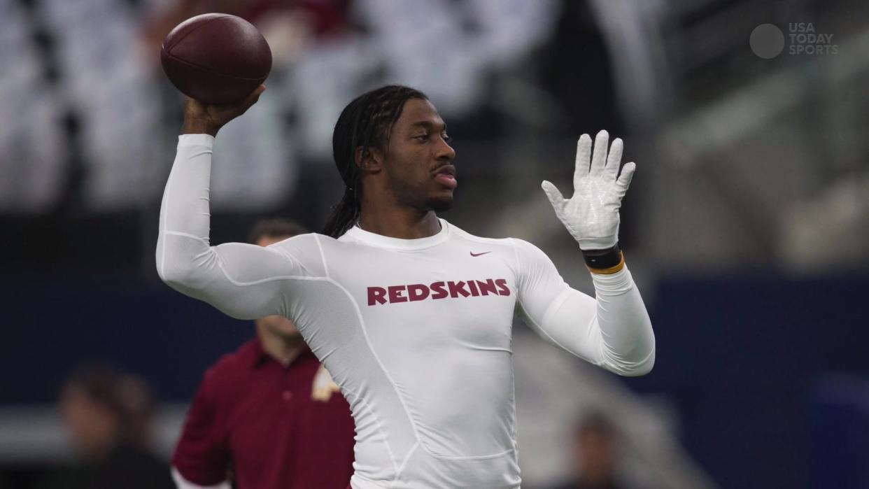 Former Redskins QB Robert Griffin III Visits Jets