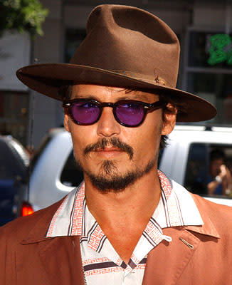 Johnny Depp at the LA premiere of Warner Bros. Pictures' Charlie and the Chocolate Factory