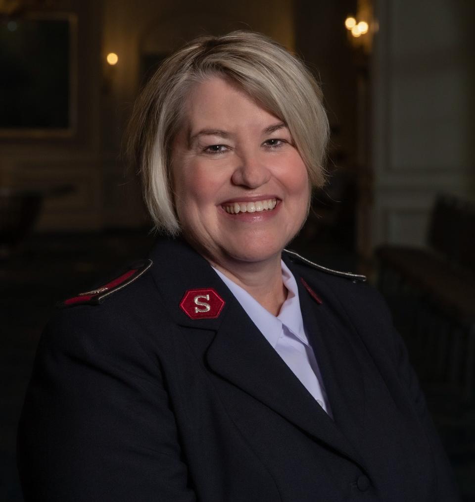 Lt. Col. Michele Matthews of The Salvation Army will be honored by the Sarasota Coalition on Substance Abuse with its Community Leadership Award.