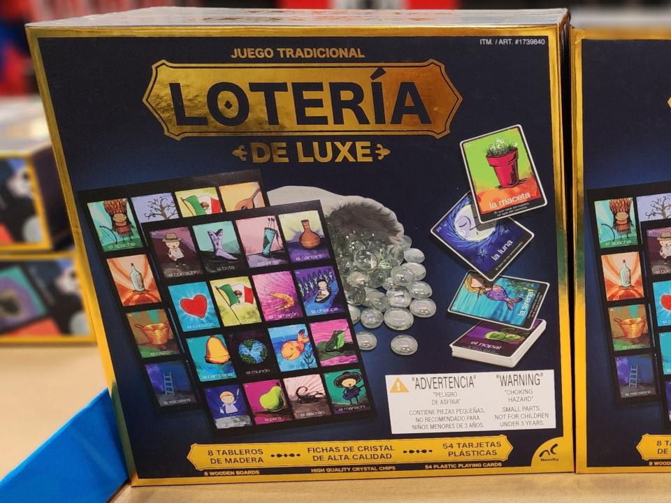 Loteria board game box