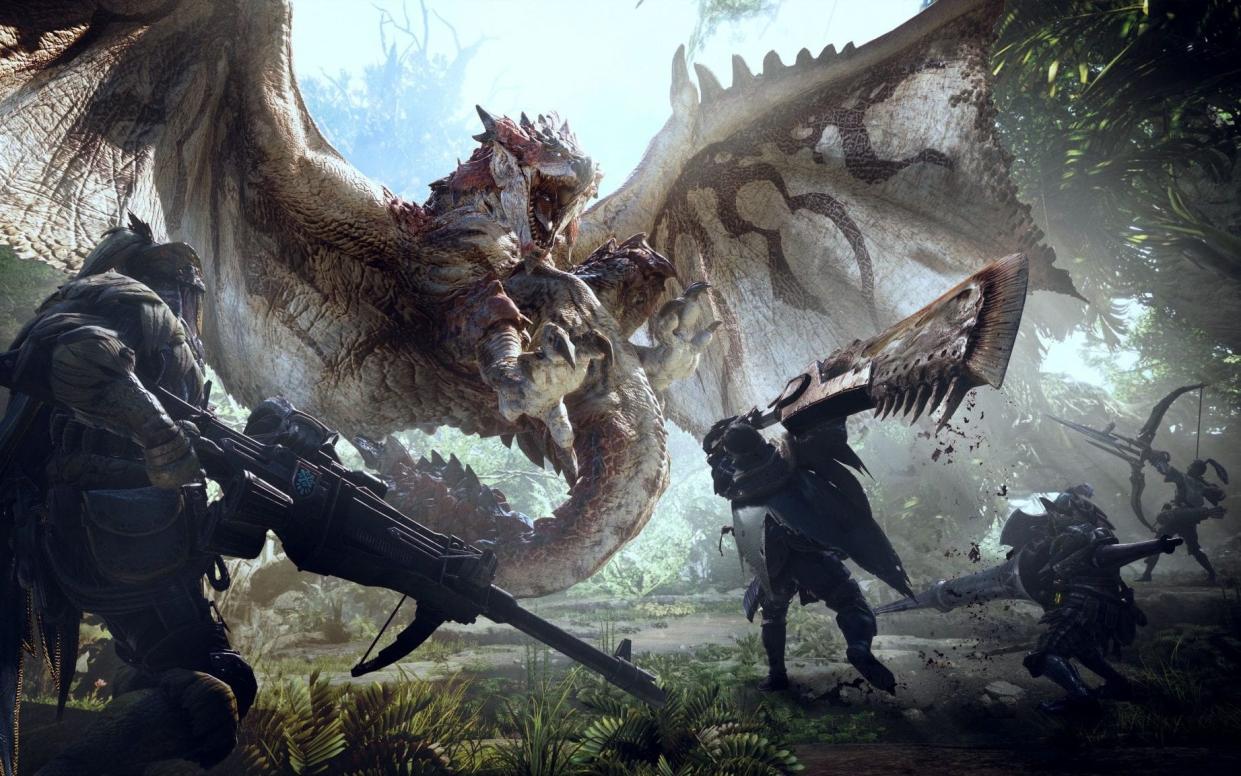 Monster Hunter: World is released for PS4 and Xbox One on 26 January 2018