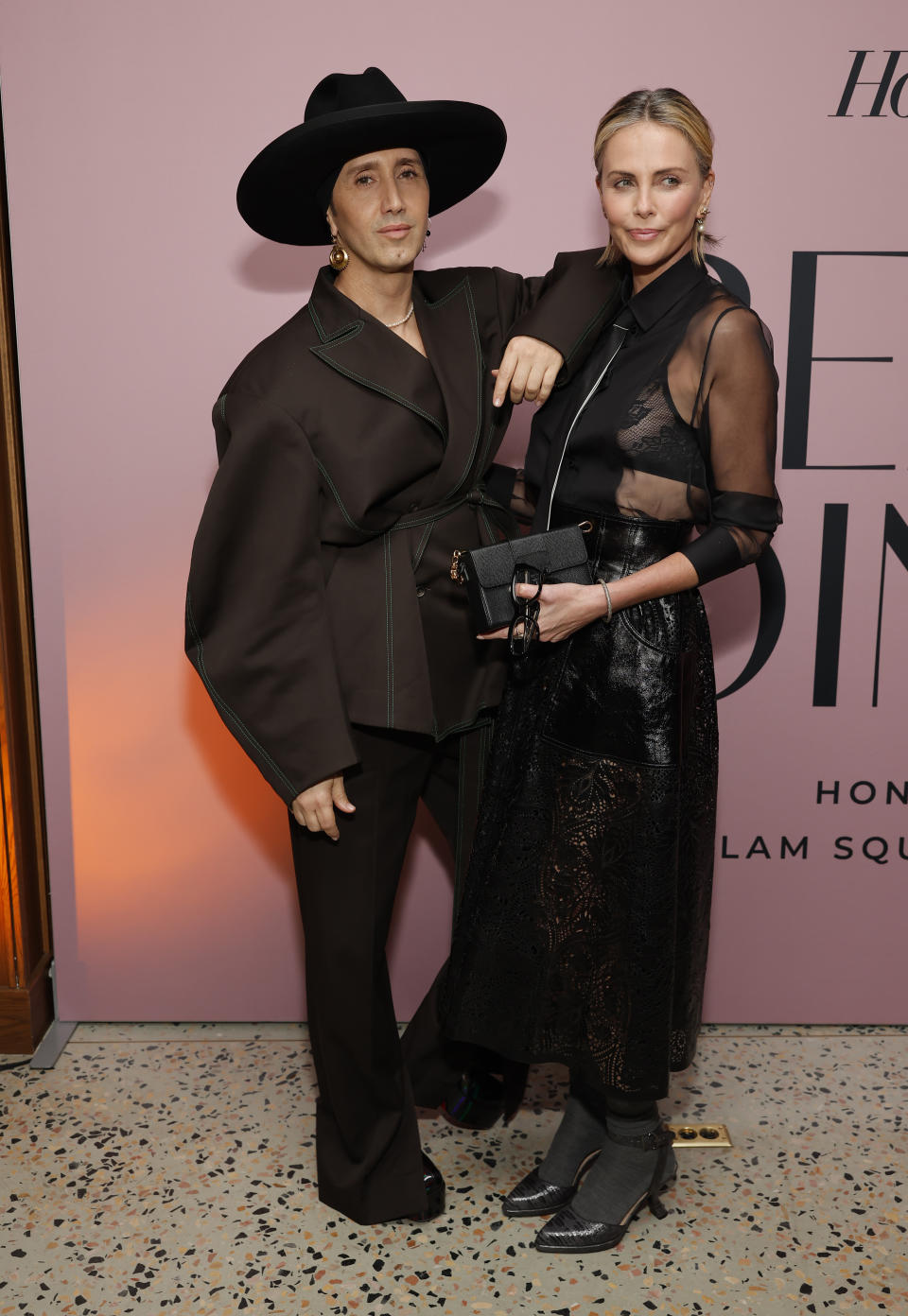 Adir Abergel, Charlize Theron, The Hollywood Reporter, Beauty Dinner