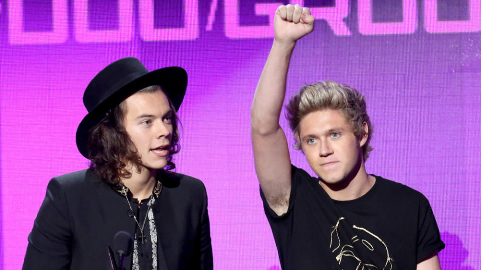 Frauenschwarm Harry Styles (l.) und Bandkollege Niall Horan