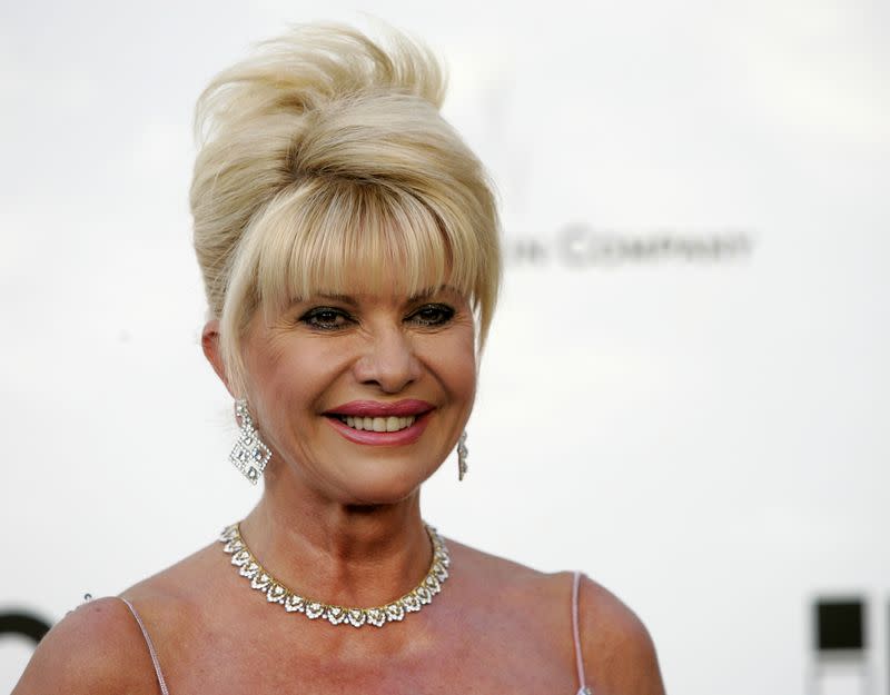 FILE PHOTO: Ivana Trump arrives at amfAR's Cinema Against AIDS 2006 event