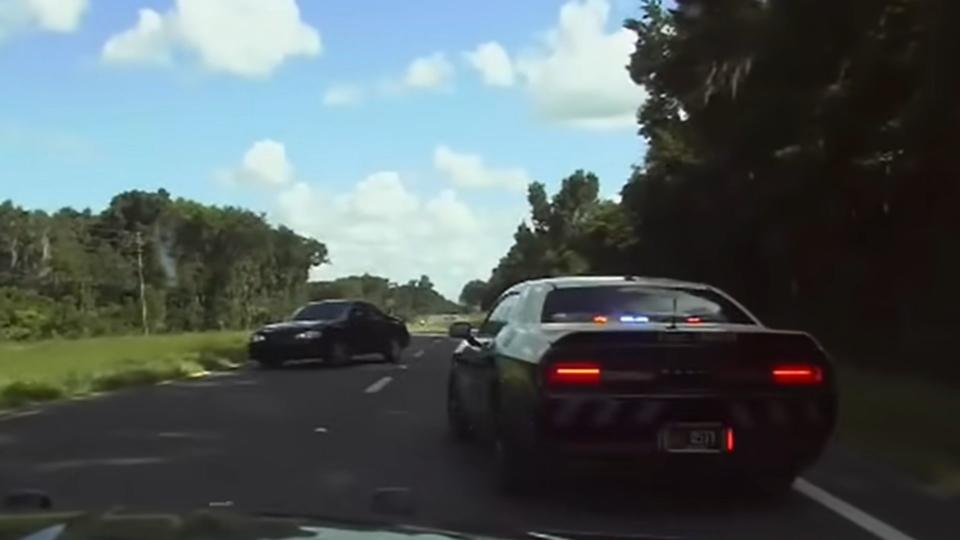 Florida Police Chase A Chevy Monte Carlo