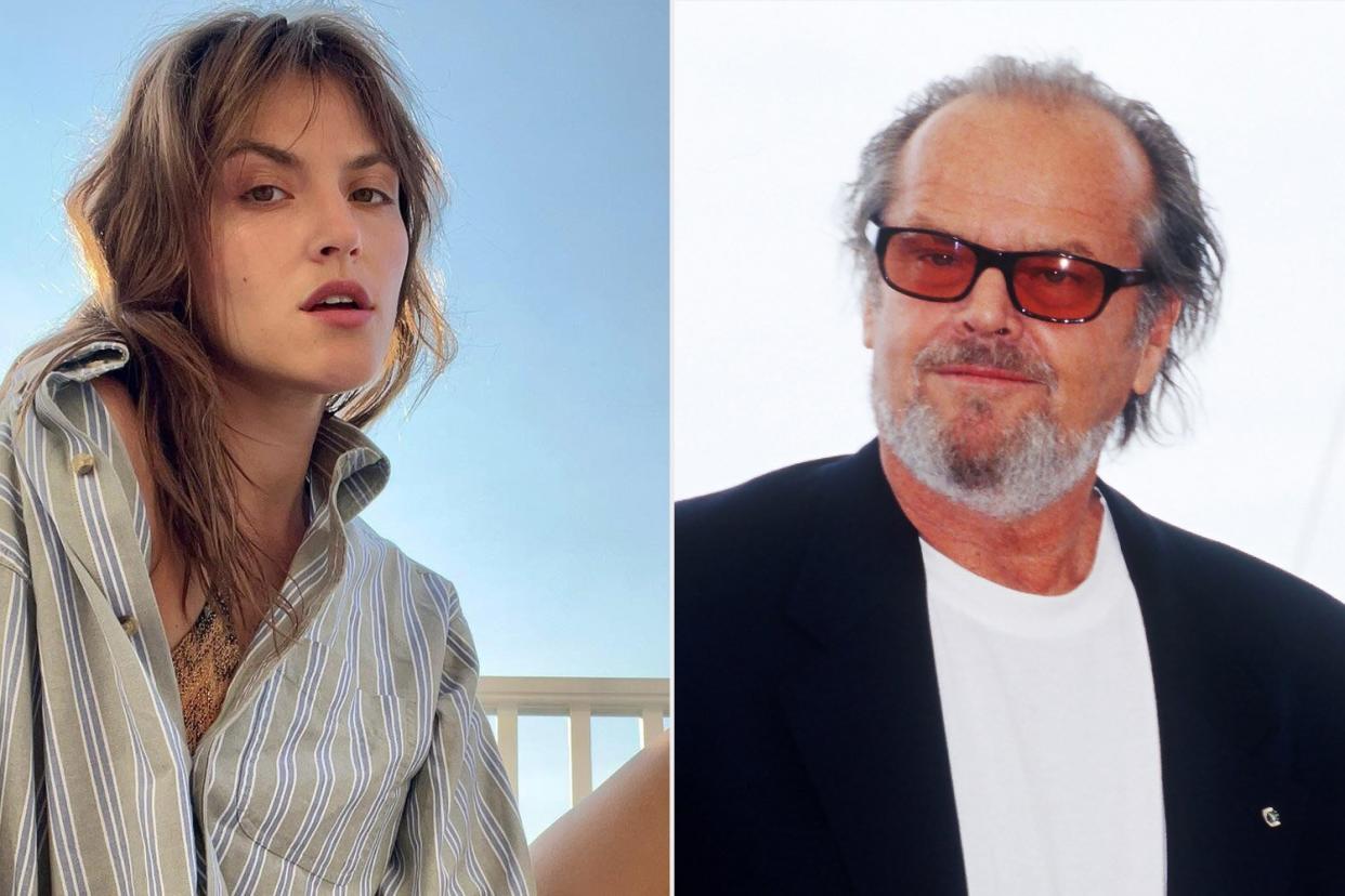 https://www.instagram.com/p/CiiTh-SuWIE/?hl=en. Tessa Gourin/Instagram; CANNES, FRANCE - MAY 2002: Jack Nicholson attends the 55th Cannes Film Festival in May 2002, in Cannes, France. (Photo by FocKan/WireImage)