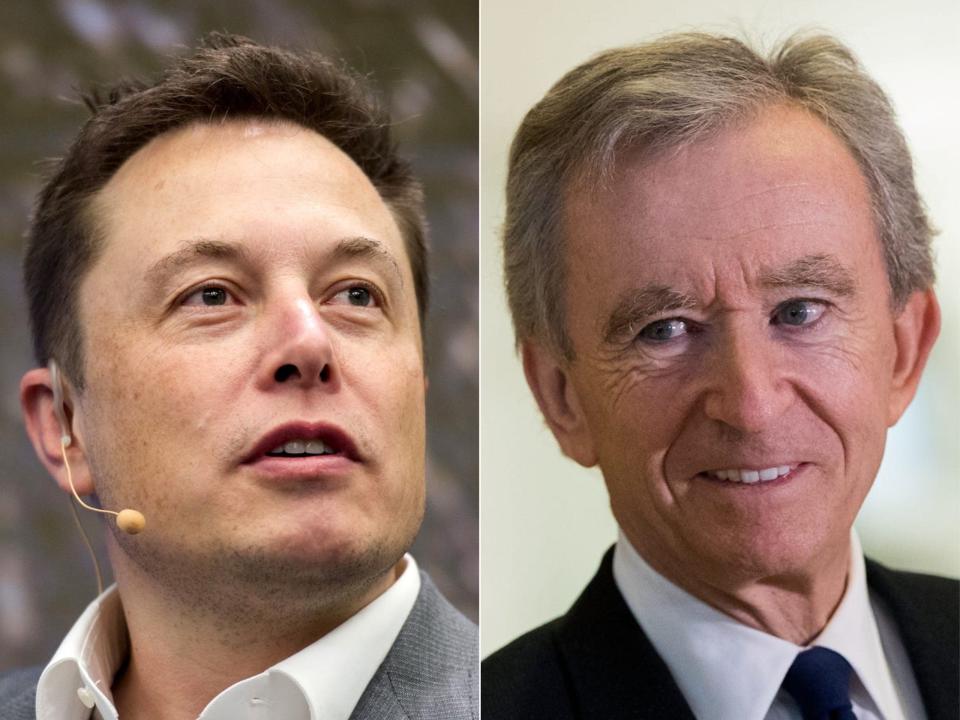 Elon Musk Bernard Arnault