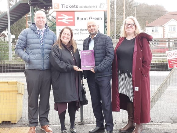 Representatives from Midlands Connect met with Bromsgrove MP, Sajid Javid