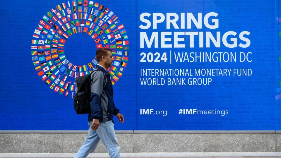 In its latest forecasts, IMF economists upgraded their near-term projections, however they still remained below their historical average. Picture: AFP / Mandel Ngan.