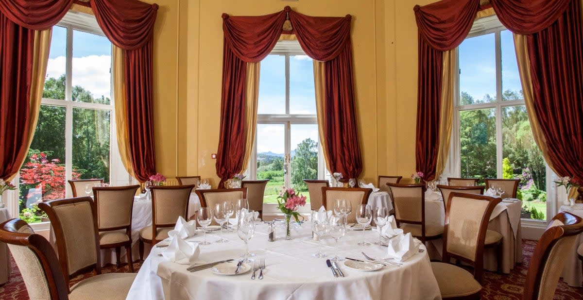 After a day’s golfing, replenish with modern cooking in the hotel’s octagonal dining room (Coul House)