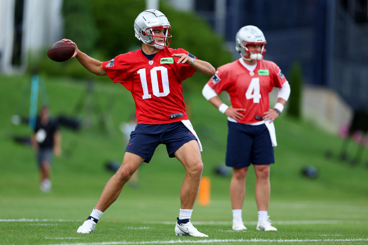 Drake Maye’s impressive throws catch the eye of standout Patriots defender