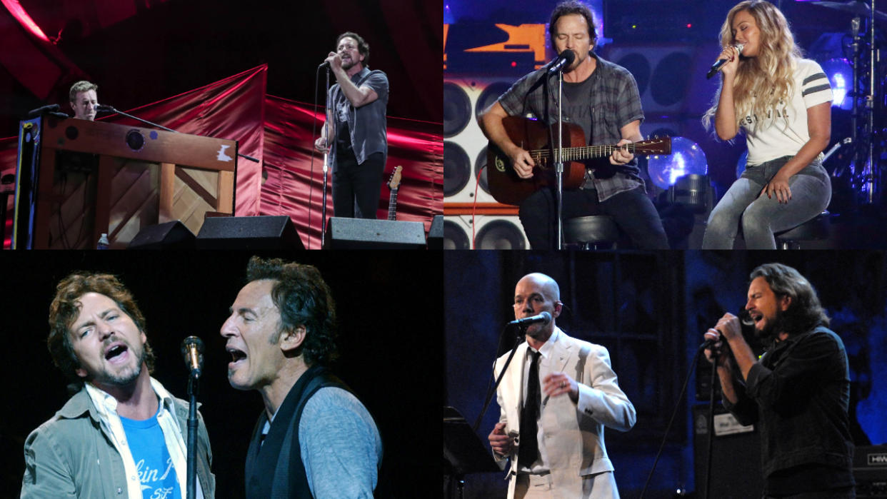  Eddie Vedder and his numerous duets. 