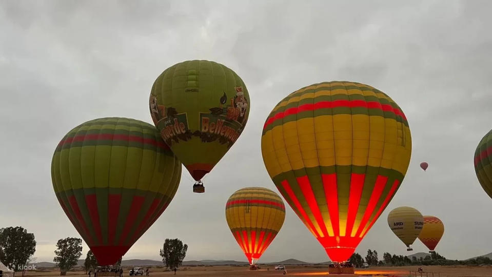 exotic travel destination - Hot Air Balloon Flight at Sunrise with Breakfast from Marrakech