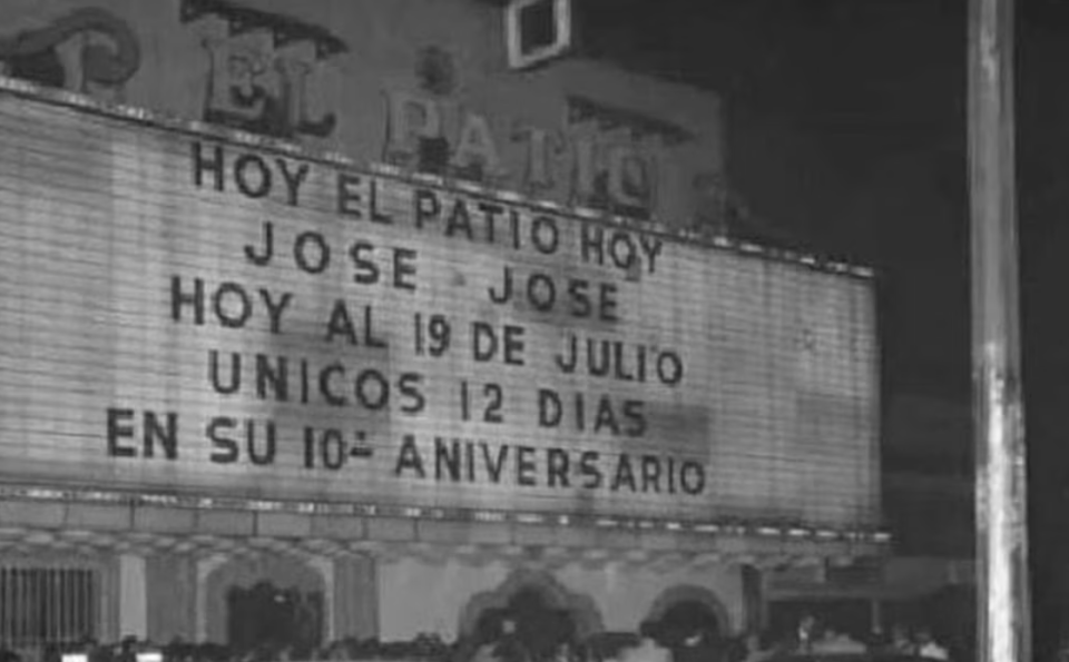 Marquesina del centro nocturno 