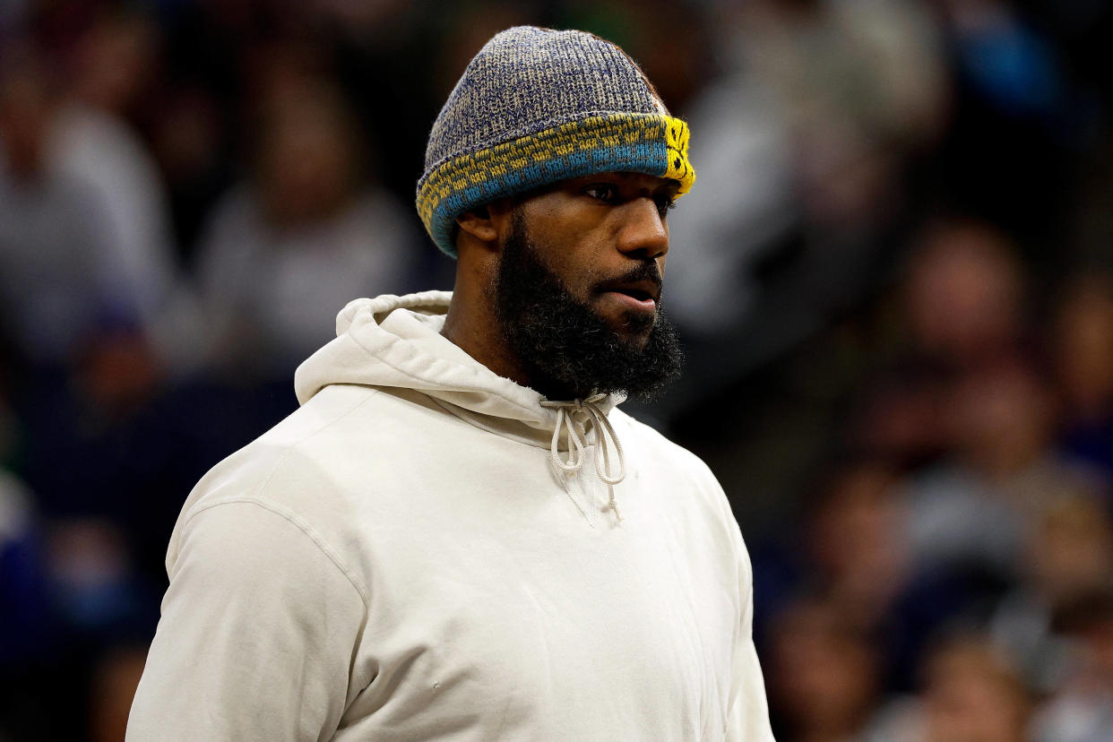 LeBron James, ici au Target Center de Minneapolis, le 21 décembre 2023.