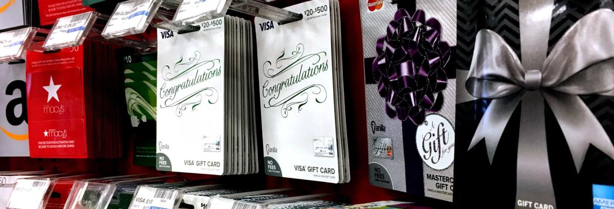 Gift cards warning  Vanilla Visa gift cards drained before