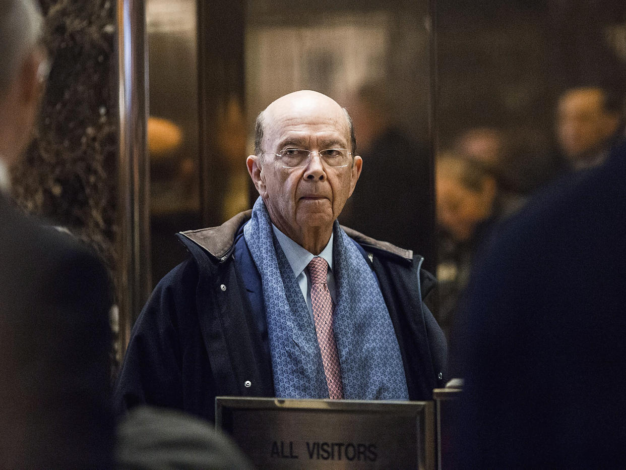 Secretary of Commerce Wilbur Ross may be violating ethics rules by retaining his stake in a large shipping company: EPA