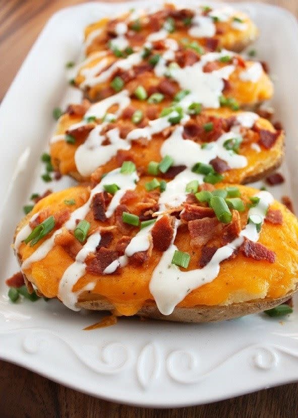 Loaded Twice-Baked Potatoes