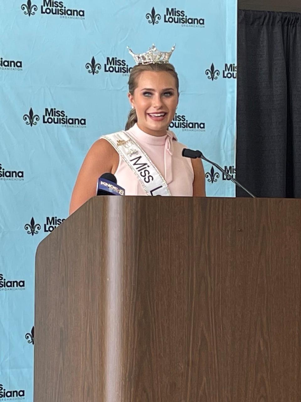 Julia Claire Williams serves as the 58th Miss Louisiana. Williams is set to attend the Edward Via College of Osteopathic Medicine following passing over her crown on Saturday night.