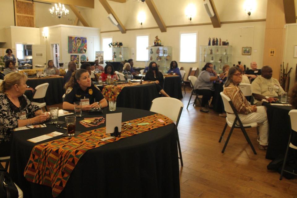 A near capacity crowd attended the "Break Every Chain Master Class" held Tuesday at the Cotton Club Museum & Cultural Center in southeast Gainesville.
(Credit: Photo by Voleer Thomas, Correspondent)
