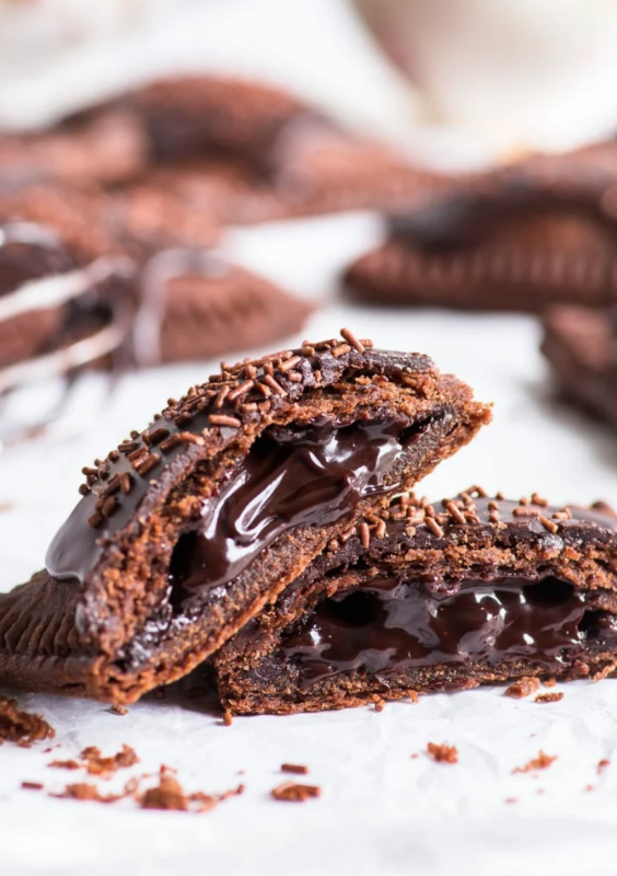 <p>The Loopy Whisk</p><p>Imagine the most chocolatey dessert you can… and then multiply it by a hundred. What you get is these triple chocolate pop tarts. Yes, they are just as delicious as they sound, and gluten free to boot!</p><p><strong>Get the recipe: <a href="https://theloopywhisk.com/2018/09/04/triple-chocolate-pop-tarts/" rel="nofollow noopener" target="_blank" data-ylk="slk:Triple Chocolate Pop Tarts;elm:context_link;itc:0;sec:content-canvas" class="link "><em>Triple Chocolate Pop Tarts</em></a></strong></p>