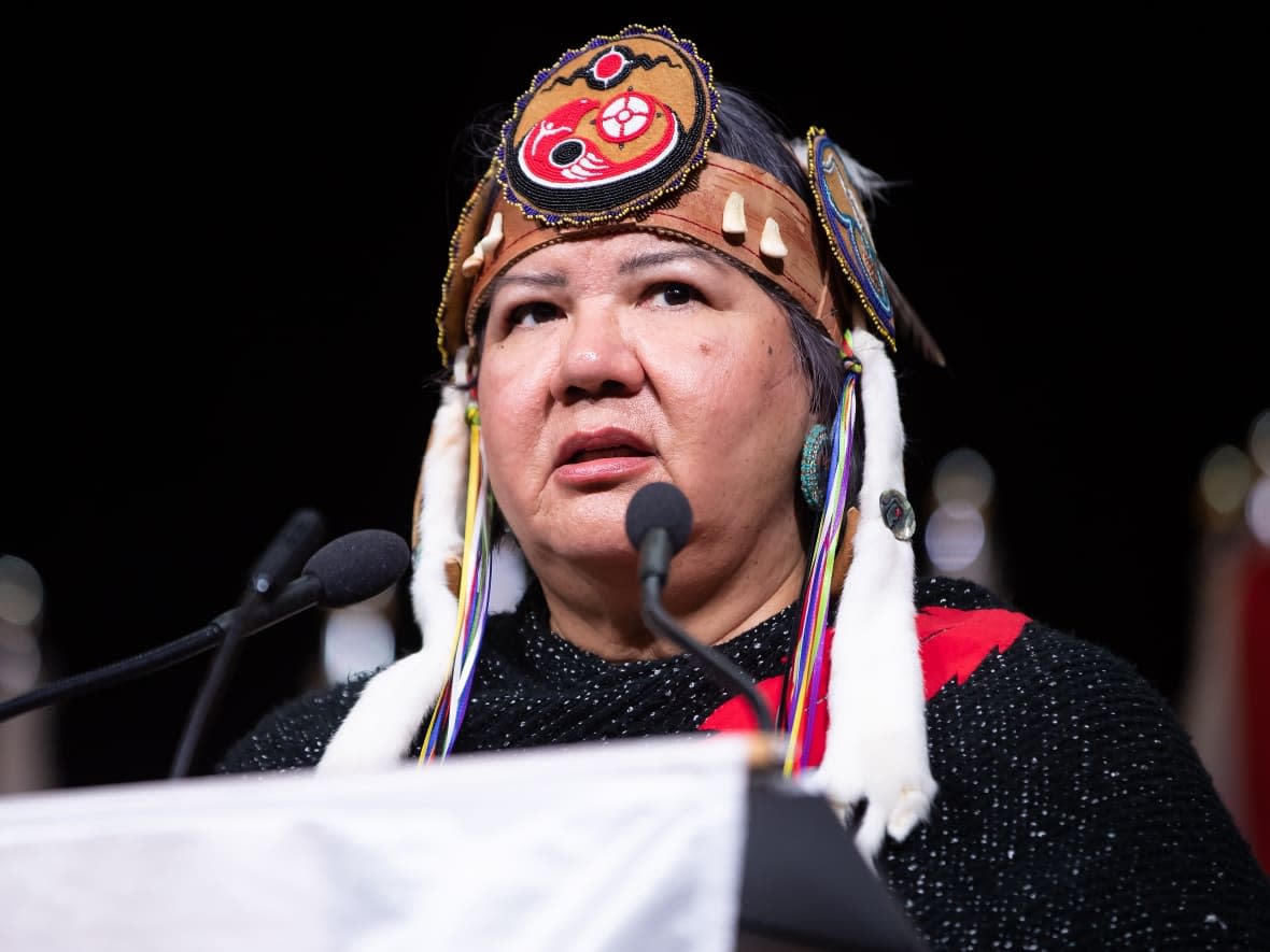 'I welcome this lawsuit,' said Assembly of First Nations National Chief RoseAnne Archibald in a statement sent to CBC News. (Darryl Dyck/Canadian Press - image credit)