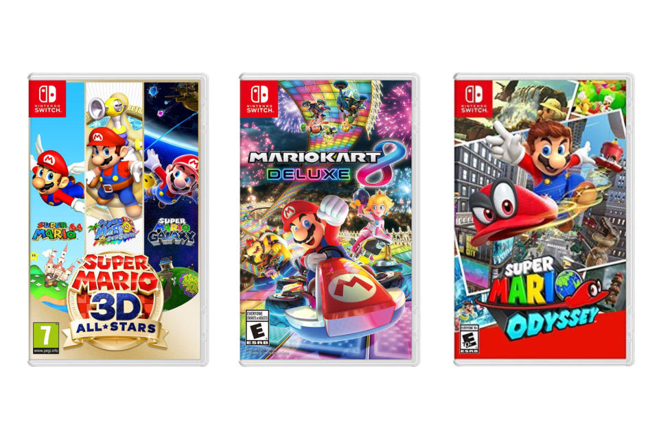 Mario Kart Mario Odyssey Mario 3D All Stars Switch