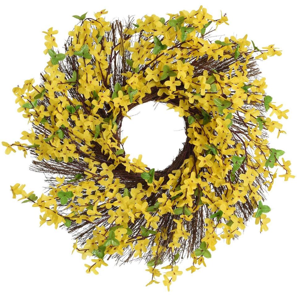 Forsythia Twig Wreath