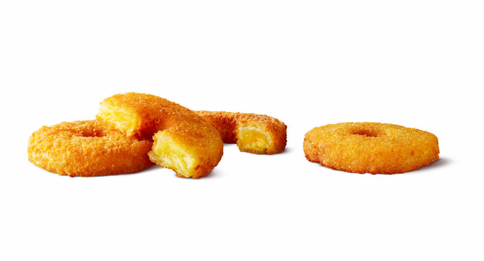 Mcdonald's' pineapple fritters