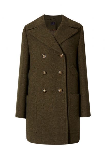 Wool blend peacoat