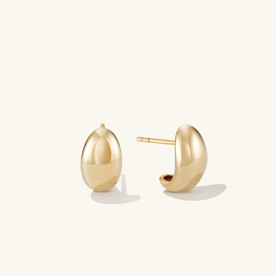 Mejuri Dome Huggie Earrings